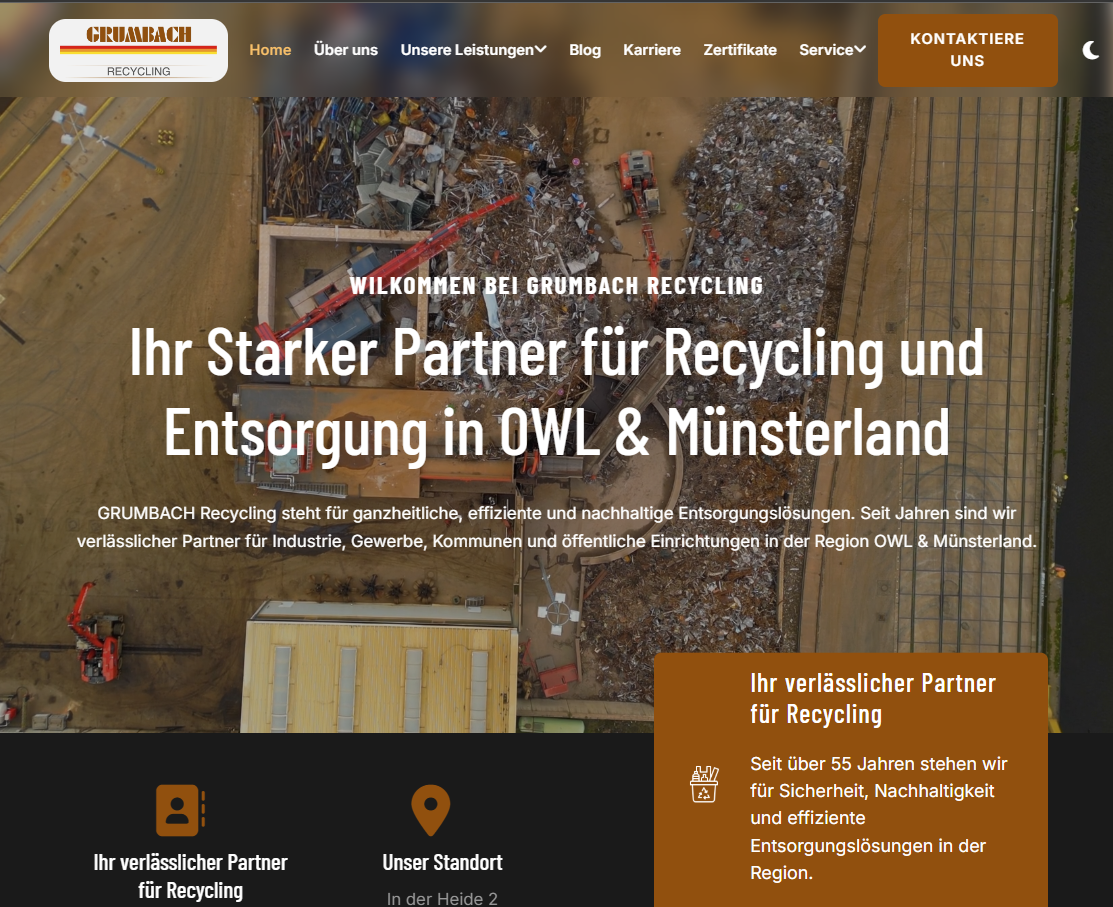 Grumbach Entsorgung Website